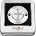 Figurati Designs FD41-TC-2H-SS Timing Cover - 2 Hole - Cross - Stainless Steel 0940-2072
