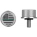 Figurati Designs FD72-SEAT KN-SS Seat Mounting Knob - Stainless Steel - Green Line American Flag 0820-0208