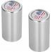 Figurati Designs FD24-DC-2545-SS Docking Hardware Covers - Red/White/Blue American Flag Skull - Long - Stainless Steel 3550-0341