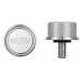 Figurati Designs FD01-SEAT KN-SS Seat Mounting Knob - Stainless Steel - Logo 0820-0177