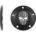 Figurati Designs FD28-TC-5H-BLK Timing Cover - 5 Hole - Skull - Contrast Cut - Black 0940-2089