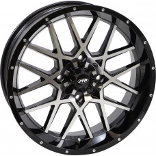 Itp 1822515546B Wheel - Hurricane - Front/Rear - Black Machined - 18x6.5 - 4/137 - 4+2.5 (+10 mm) 0230-1127