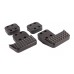 Thrashin Supply Co. TSC-2212-1 Apex Floorboard Tail Extension with Lift Kit - Black 1621-1112