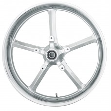 Coastal Moto ROC-213-CH-ABST Front Wheel - Rockstar - Dual Disc/ABS - Chrome - 21"x3.25" - FL 0201-2404