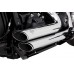 Vance & Hines 17333 Shortshots Staggered Exhaust System - Chrome 1800-2596