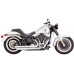 Vance & Hines 17339 Big Shots Staggered Exhaust System - Chrome 1800-2583