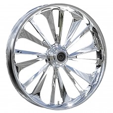Rc Components 213HD031A21138C Wheel - Dillinger - Front - Dual Disc w/ABS - Chrome - 21"x3.50" - FLH 0213-0878