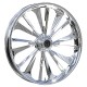 Rc Components 213HD031A21138C Wheel - Dillinger - Front - Dual Disc w/ABS - Chrome - 21"x3.50" - FLH 0213-0878