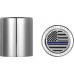 Figurati Designs FD70-DC-2530-SS Docking Hardware Covers - American Flag - Blue Line - Short - Stainless Steel 3550-0369