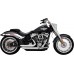 Vance & Hines 17335 Shortsshots Staggered Exhaust System - Chrome 1800-2594