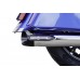 S&S Cycle 550-1076 4" Broadhead Slip-On Mufflers - Slash Cut - Chrome 1801-1765