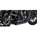 Vance & Hines 47329 Shortshots Staggered Exhaust System - Black 1800-2580