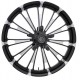Coastal Moto FUL-233-BC-ABST Front Wheel - Fuel - Dual Disc/ABS - Black Cut - 23"x3.75" - FL 0201-2417