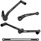 Arlen Ness 420-100 SpeedLiner Foot Control Kit w/ Heel/Toe Shifter - Black 1623-0555