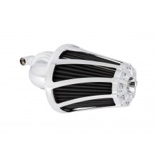 Arlen Ness 600-078 Air Cleaner - Drift Monster Sucker - Chrome 1010-2843