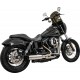 Bassani Xhaust 1D7SS 2-into-1 Ripper Exhaust System with Super Bike Muffler - Stainless Steel 1800-2623