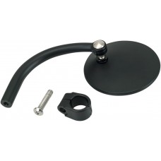 Biltwell 6503-578-131 Clamp-On Utility Mirror - Round - Black 0640-1324