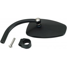 Biltwell 6504-578-131 Clamp-On Utility Mirror - Tear Drop - Black 0640-1326