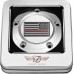 Figurati Designs FD73-TC-5H-SS Timing Cover - 5 Hole - American - Red Line - Stainless Steel 0940-2100