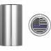 Figurati Designs FD70-DC-2545-SS Docking Hardware Covers - American Flag - Blue Line - Long - Stainless Steel 3550-0379