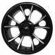 Coastal Moto 3D-LAR187BC-TRK Rear Wheel - Largo 3D - Single Disc w/or without ABS - Black Cut - 18"x7.00" 0202-2211