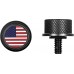 Figurati Designs FD20-SEAT KN-BK Seat Mounting Knob - Black - American Flag 0820-0203