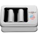 Figurati Designs FD20-DC-2545-SS Docking Hardware Covers - American Flag - Long - Stainless Steel 3550-0375