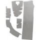 Dei 901059 Heat Shield Liner Kit 1861-1614
