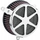 Cobra 606-0100-04-SB Air Filter - Spoke - Chrome 1010-3008