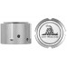 Figurati Designs FD40-FAC-SS Front Axle Nut Cover - Stainless Steel - Don't Tread On Me 0214-2151