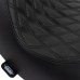 Drag Specialties Seats 0 Solo Seat - Double Diamond - Black Stitching - '18-'22 FL/FX 0802-1513
