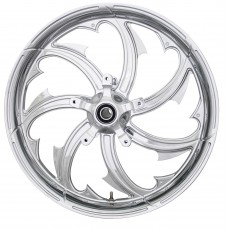 Coastal Moto FRY-233-CH-ABST Front Wheel - Fury - Dual Disc/ABS - Chrome - 23"x3.75" - FL 0201-2410