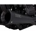 Vance & Hines 47323 Stainless 2-into-1 Upsweep Exhaust System - Black 1800-2609