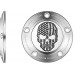 Figurati Designs FD27-TC-5H-SS Timing Cover - 5 Hole - Skull - Contrast Cut - Stainless Steel 0940-2088