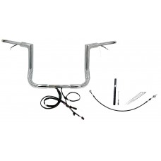 Fat Baggers Inc. 612012 Handlebar Kit - Flat Top - 12" - Chrome 0601-6077