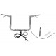 Fat Baggers Inc. 612012 Handlebar Kit - Flat Top - 12" - Chrome 0601-6077