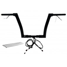 Fat Baggers Inc. 612912-B Handlebar Kit - Flat Top - 12" - Black 0601-6096