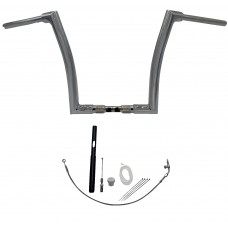 Fat Baggers Inc. 619914 Handlebar Kit - Flat Top - 14" - Chrome 0601-5859