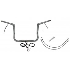 Fat Baggers Inc. 701212 Handlebar Kit - Flat Top - 12" - Chrome 0601-6101