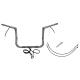 Fat Baggers Inc. 701212 Handlebar Kit - Flat Top - 12" - Chrome 0601-6101