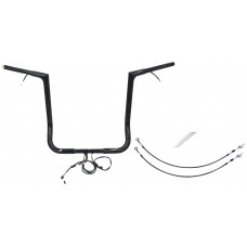 Fat Baggers Inc. 701216-B Handlebar Kit - Flat Top - 16" - Black 0601-6106