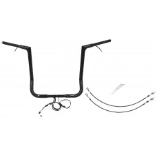 Fat Baggers Inc. 702216-B Handlebar Kit - Flat Top - 16" - Black 0601-6112