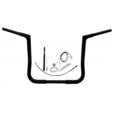 Fat Baggers Inc. 719014-B Handlebar Kit - Flat Top - 14" - Black 0601-5821