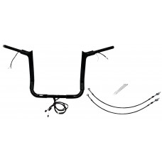 Fat Baggers Inc. 801214-B Handlebar Kit - Pointed Top - 14" - Black 0601-6172