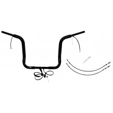 Fat Baggers Inc. 801514-B Handlebar Kit - Pointed Top - 14" - Black 0601-6050