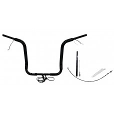 Fat Baggers Inc. 812416-B Handlebar Kit - Pointed Top - 16" - Black 0601-6064