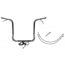 Fat Baggers Inc. 901516 Handlebar Kit - Rounded Top - 16" - Chrome 0601-6033