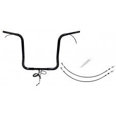 Fat Baggers Inc. 902216-B Handlebar Kit - Pointed Top - 16" - Black 0601-6145