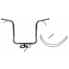 Fat Baggers Inc. 902516 Handlebar Kit - Rounded Top - 16" - Chrome 0601-6039