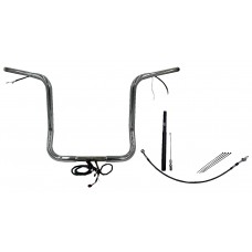 Fat Baggers Inc. 912516 Handlebar Kit - Rounded Top - 16" - Chrome 0601-6045